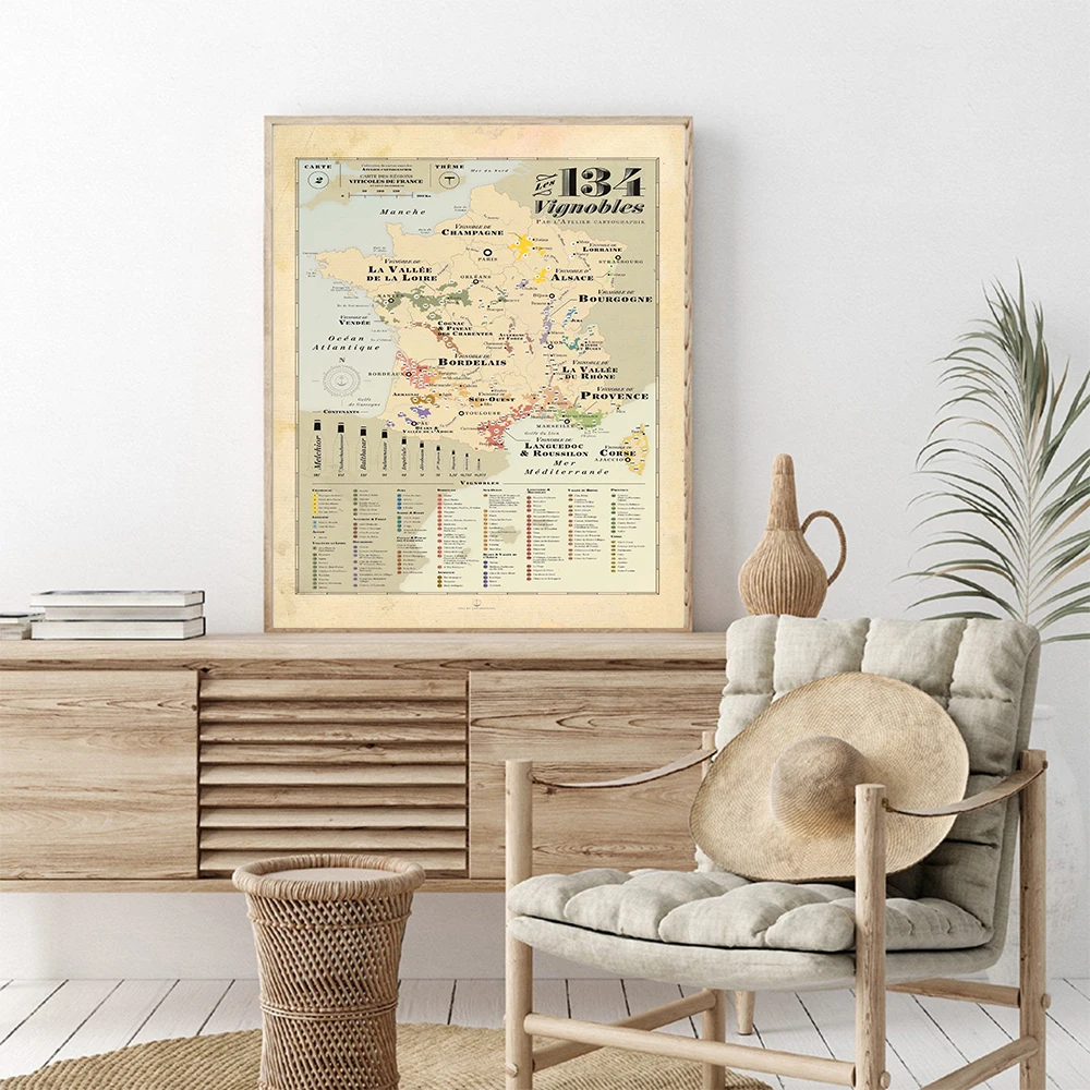 School Kids Education Quotes - Retro Map Europe City Vines Map