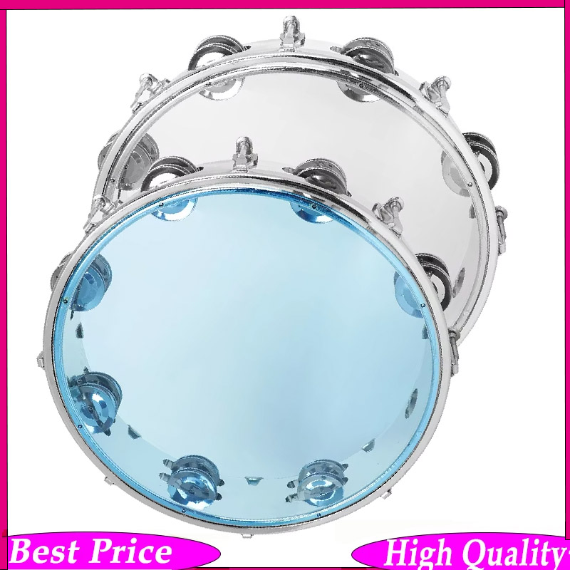 Kids Education Bell - 10 Inch Kids Tambourine Double Row