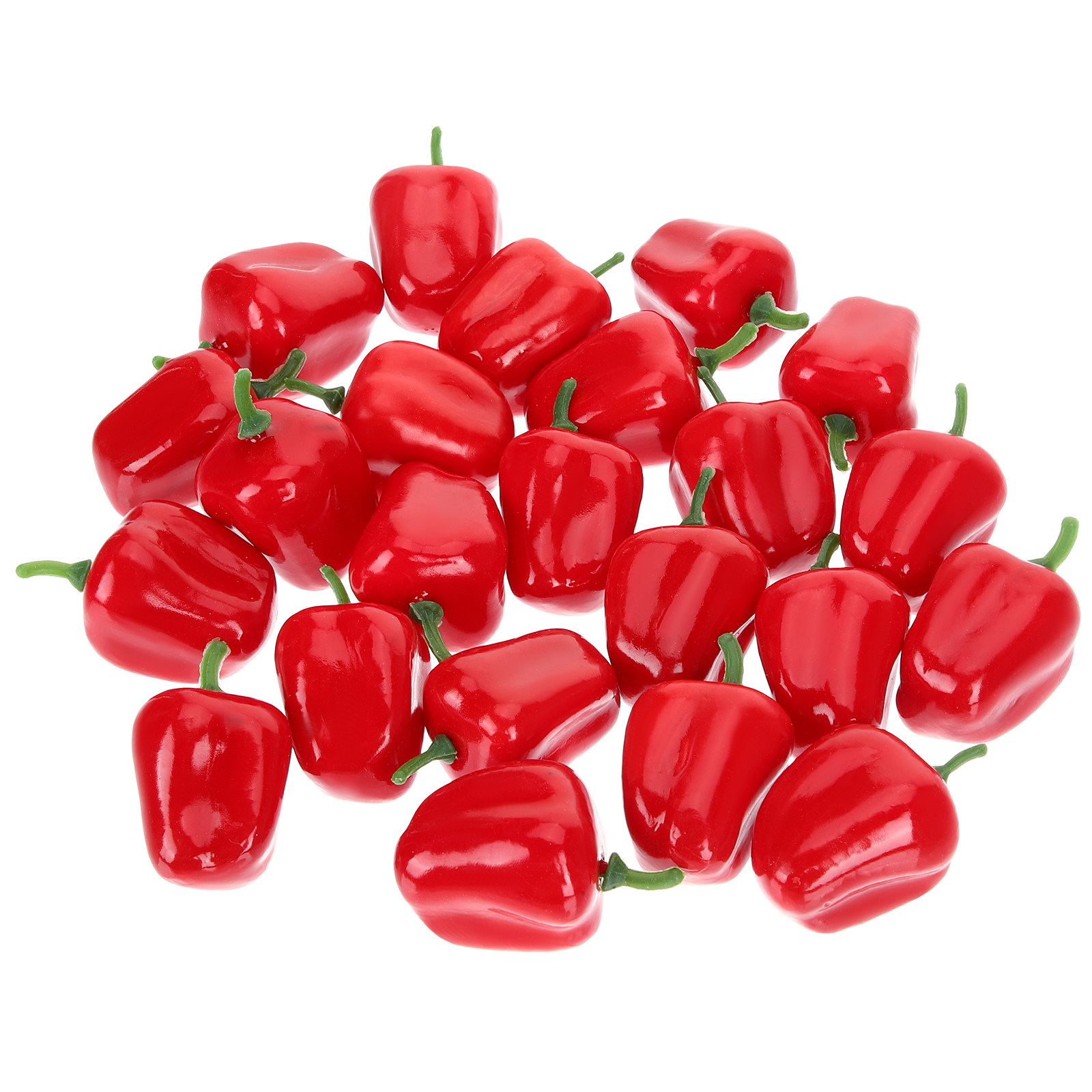 Kids Education Bell - 20Pcs Mini Foam Bell Peppers Realistic