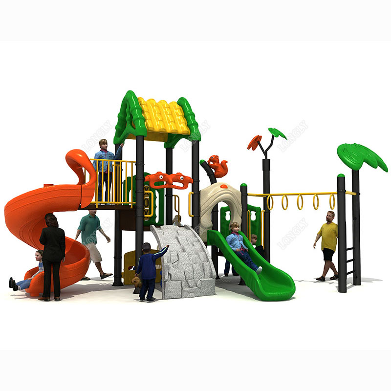 Kids Education Park - Newest Outdoor Playground Plastic Slide Design