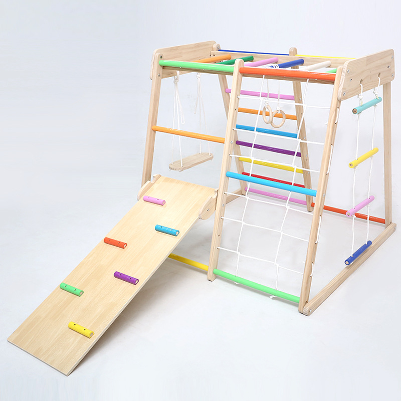 Kids Solid Wood Climbing Frame - огляд і ціна Kids Education Park