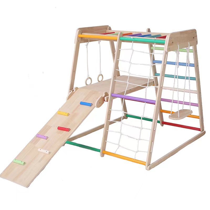 Kids Solid Wood Climbing Frame - огляд і ціна Kids Education Park