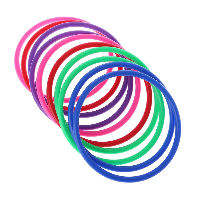 10 Pcs Plastic Toss Rings Targ - огляд і ціна Kids Education Park