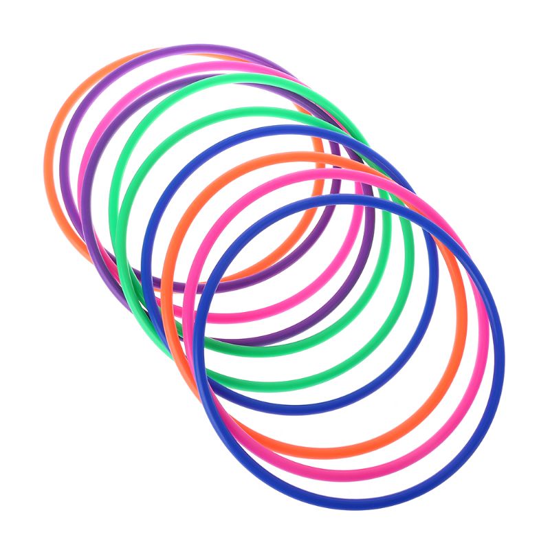 10 Pcs Plastic Toss Rings Targ - огляд і ціна Kids Education Park