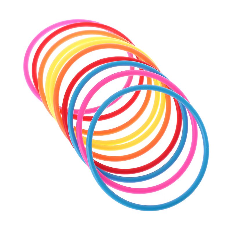 10 Pcs Plastic Toss Rings Targ - огляд і ціна Kids Education Park