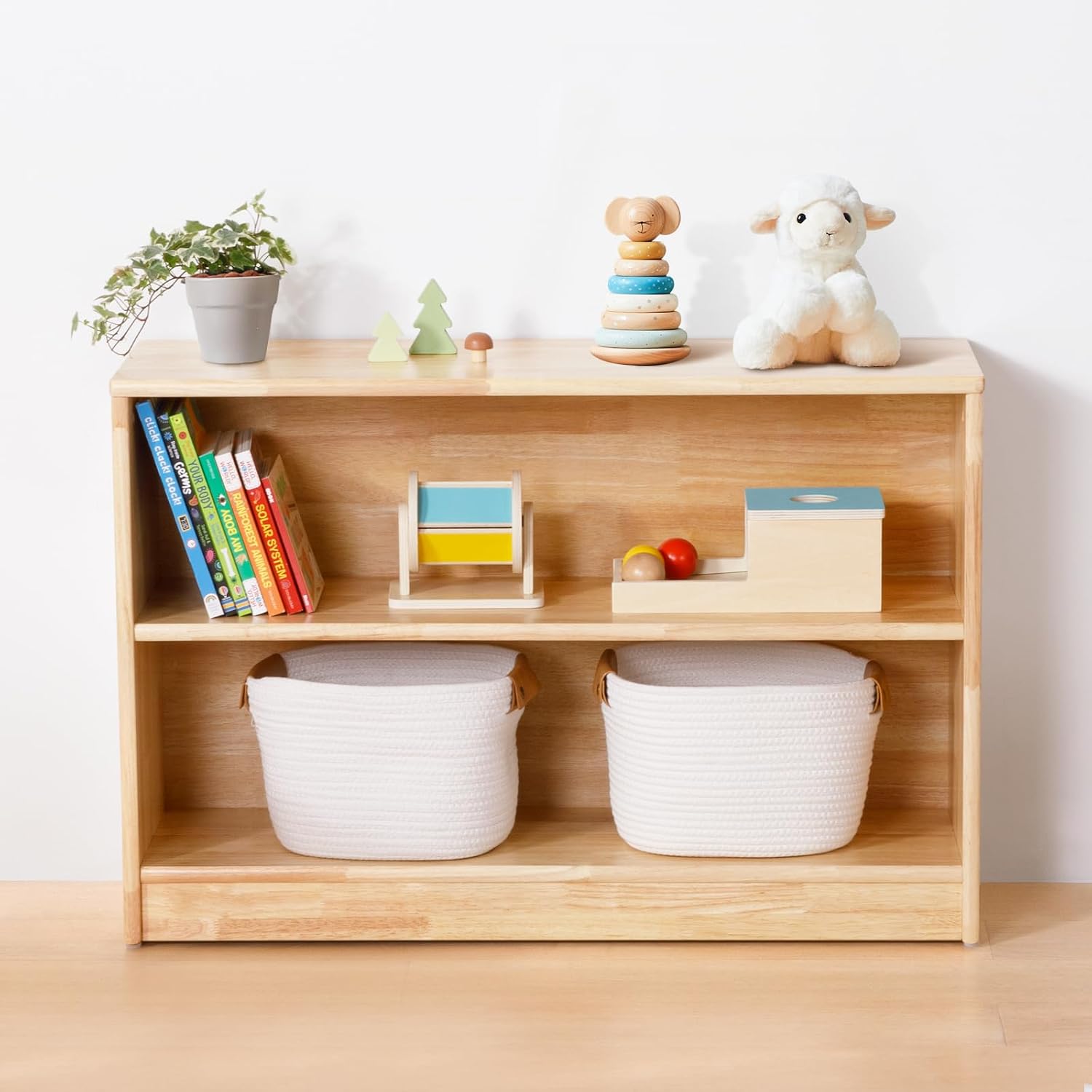 Montessori Shelf 2-Tier Toy St - огляд і ціна Montessori Shelf Toy