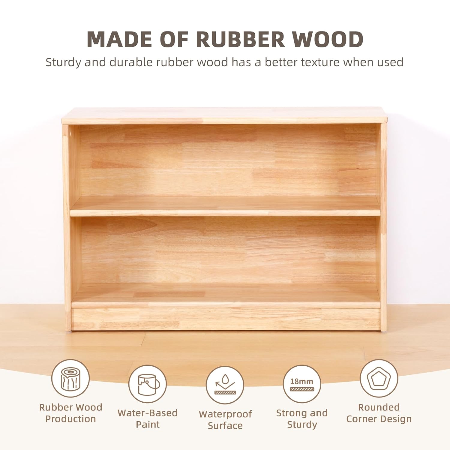 Montessori Shelf 2-Tier Toy St - огляд і ціна Montessori Shelf Toy