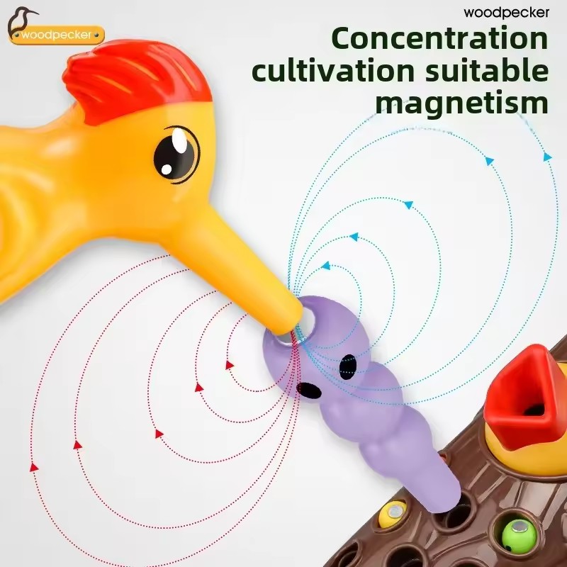 Woodpecker puzzle Toys Catchin - огляд і ціна Montessori Shelf Toy