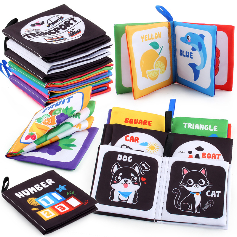 Baby Cloth Book for Newborns 0 - огляд і ціна Kids Early Education Books