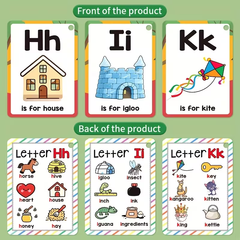 Alphabet Phonics Flash Cards f - огляд і ціна Sight Word Game