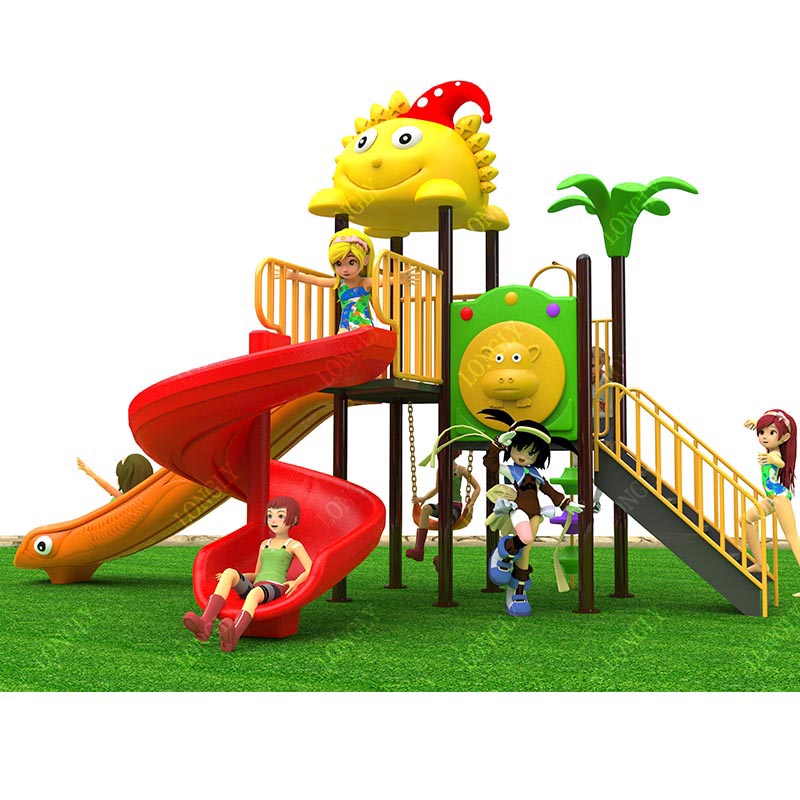 Commercial Plastic Slide 450x2 - огляд і ціна Kids Education Park