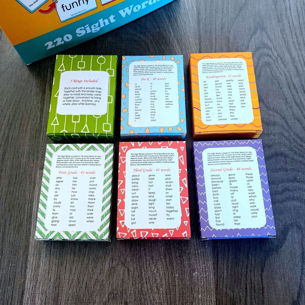 Paper Sight Word Flash Cards W - огляд і ціна Sight Word Game