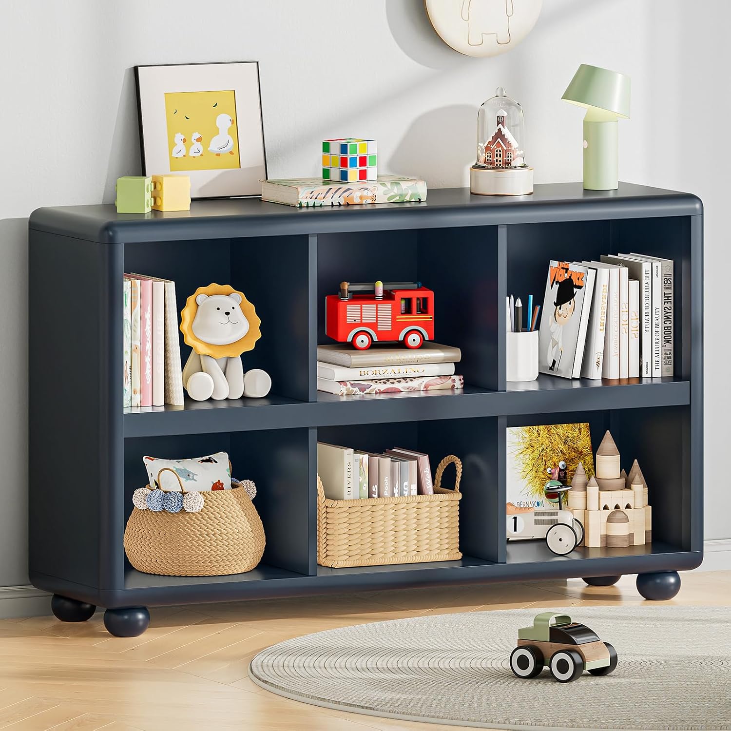 Kids Storage Shelf 6-Cube Toy  - огляд і ціна Montessori Shelf Toy