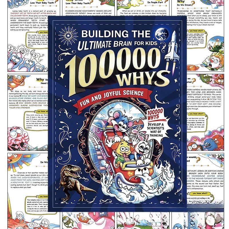 Hot Sale 100000 Whys Science E - огляд і ціна Kids Early Education Books