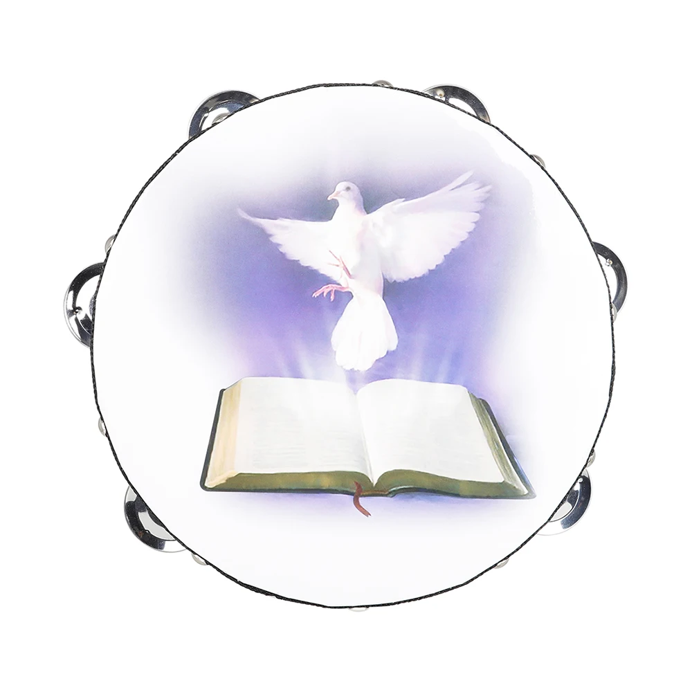 8 Inch Tambourine Peace Pigeon - огляд і ціна Kids Education Bell