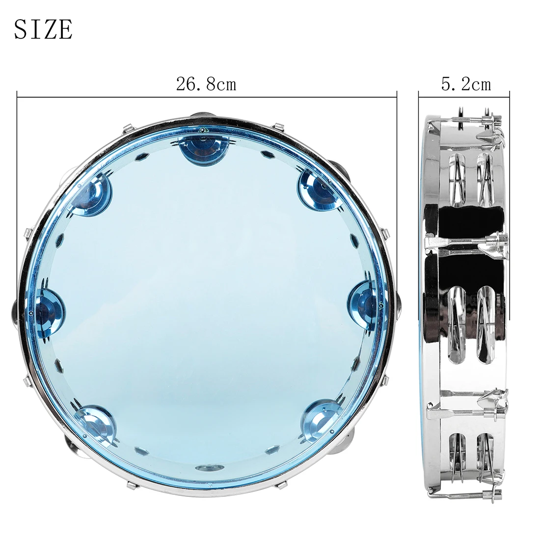 10 Inch Kids Tambourine Double - огляд і ціна Kids Education Bell