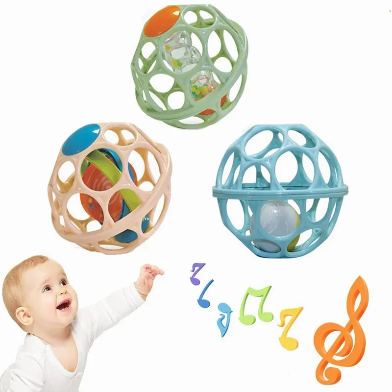 Baby Hand Rattle Soft Ball Toy - огляд і ціна Kids Education Bell