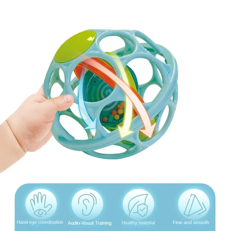 Baby Hand Rattle Soft Ball Toy - огляд і ціна Kids Education Bell