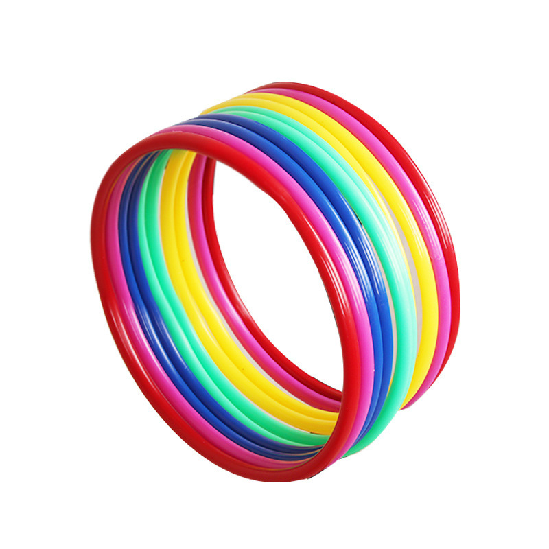 10 Pcs Plastic Toss Rings Targ - огляд і ціна Kids Education Park