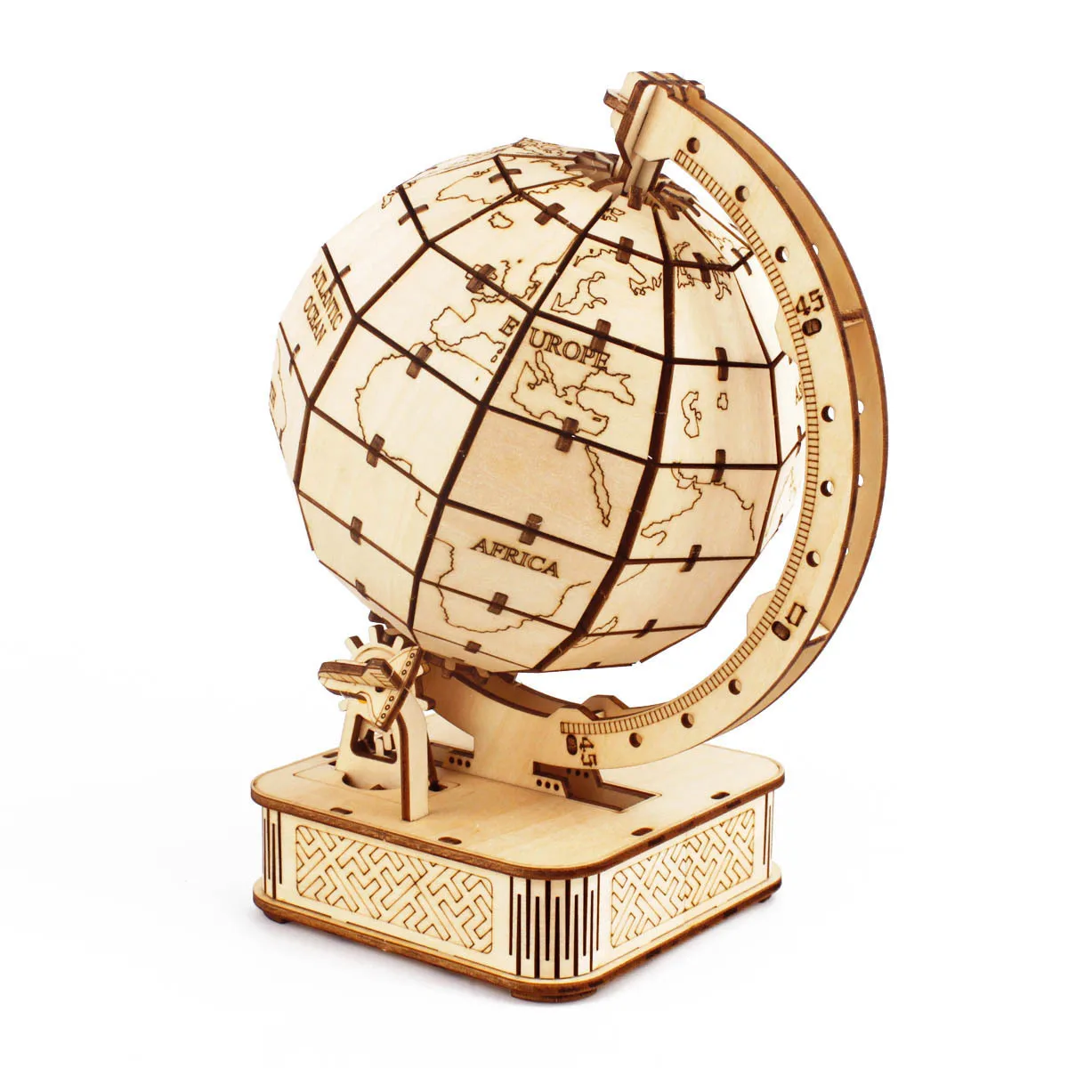 3D Globe Wooden Puzzle Toy Mec - огляд і ціна Puzzle Map World
