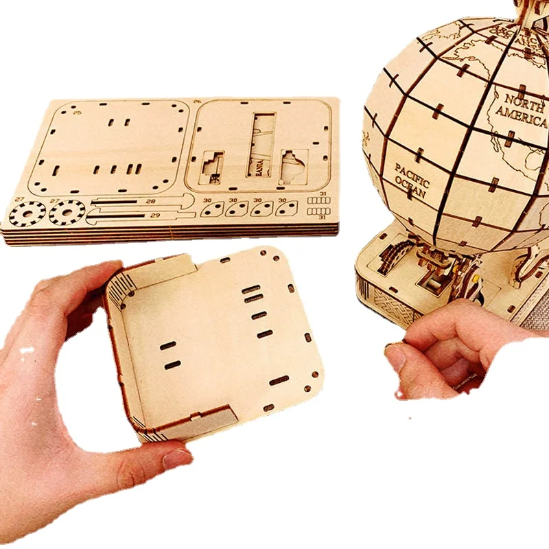 3D Globe Wooden Puzzle Toy Mec - огляд і ціна Puzzle Map World