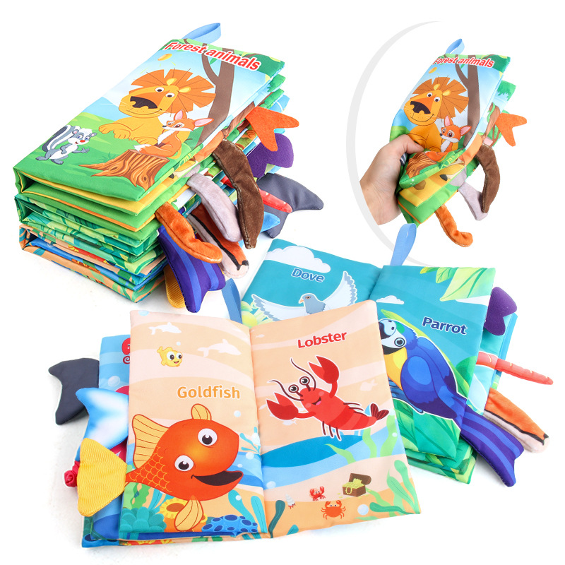 New Baby Cloth Books Visual an - огляд і ціна Kids Early Education Books