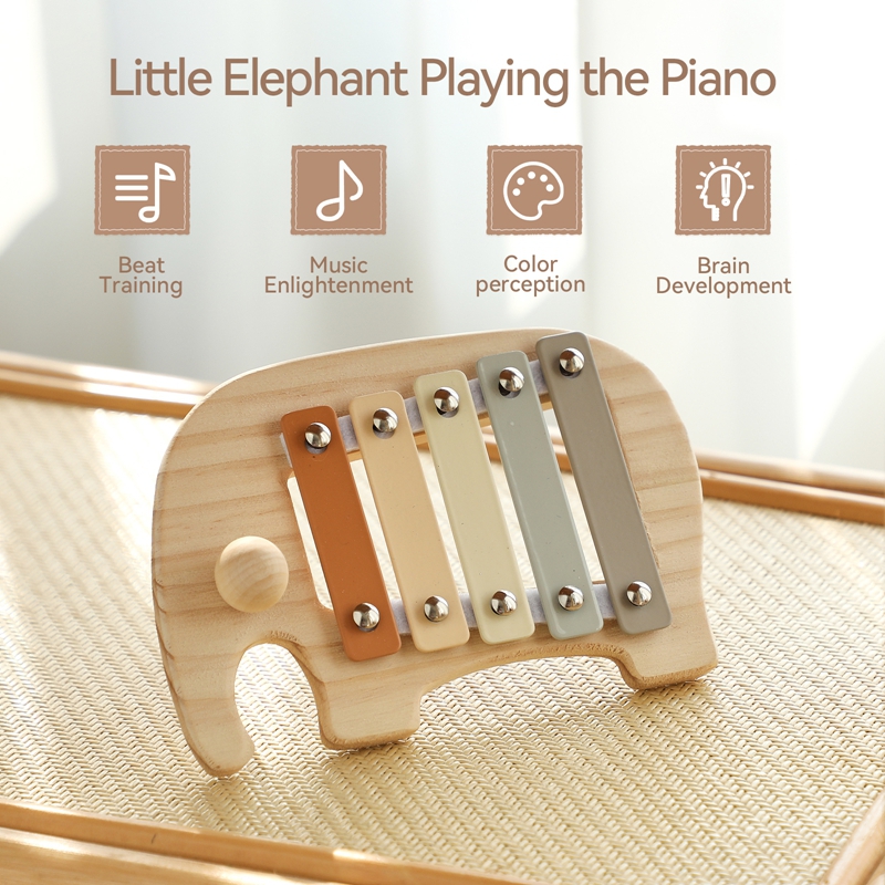 Montessori Wooden 5 Tones Mult - огляд і ціна Kids Education Bell