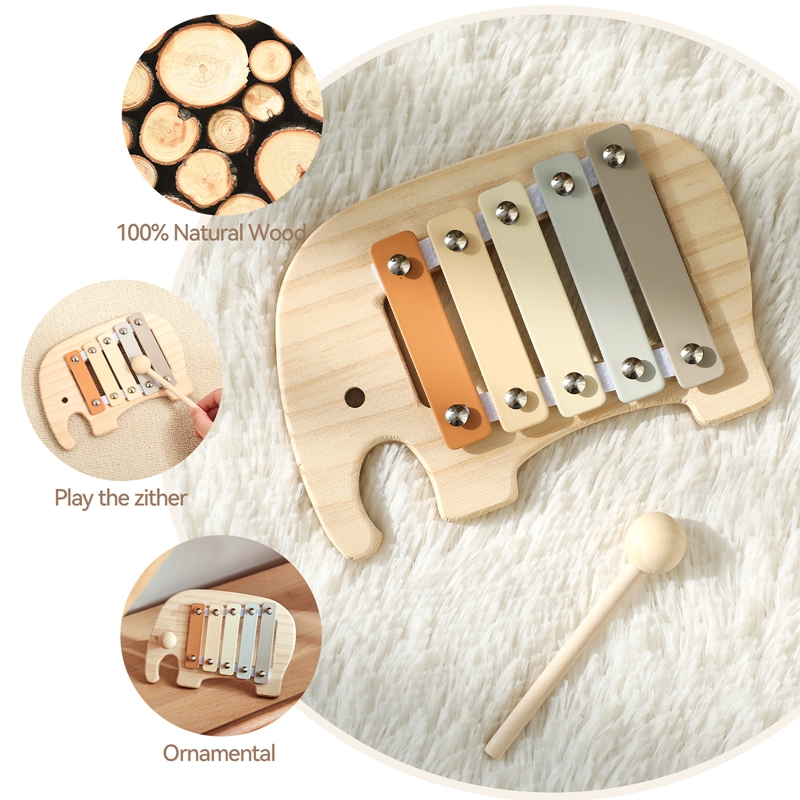 Montessori Wooden 5 Tones Mult - огляд і ціна Kids Education Bell