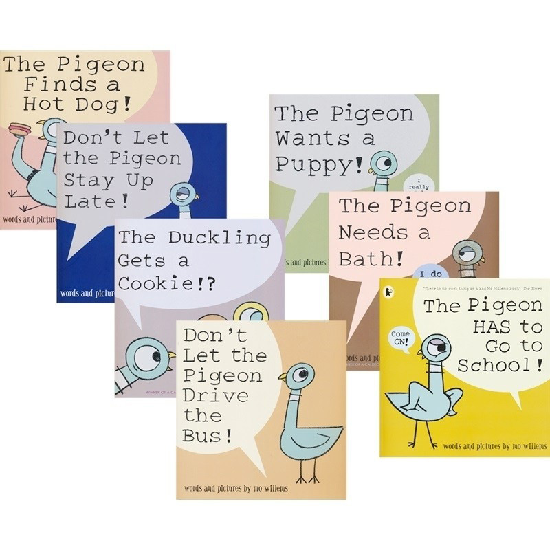 9 Books Don't Let the Pigeon D - огляд і ціна Kids Early Education Books
