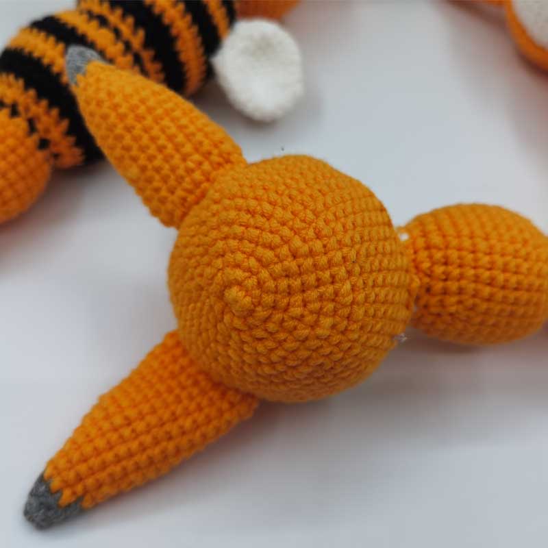 Lovely Cartoon Fox Bee Crochet - огляд і ціна Kids Education Bell