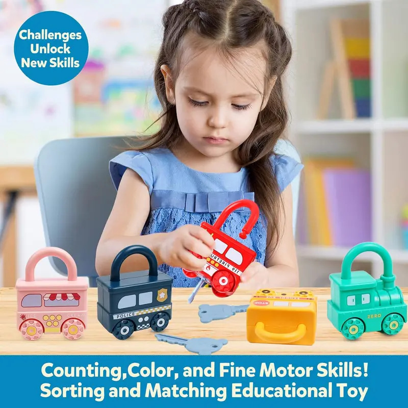 Educational Car Shaped Puzzle  - огляд і ціна Montessori Shelf Toy