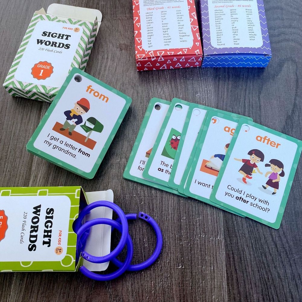 Paper Sight Word Flash Cards A - огляд і ціна Sight Word Game