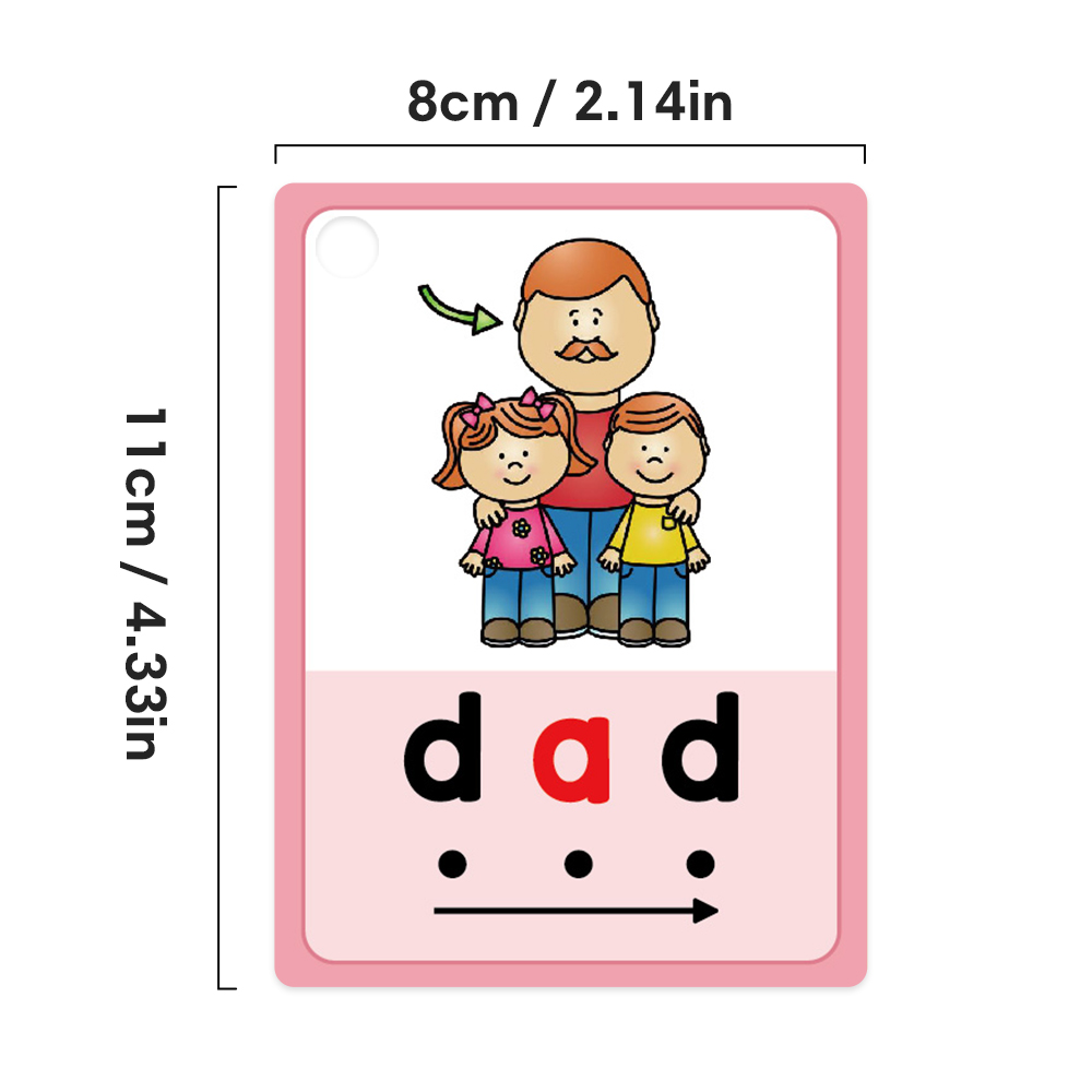 Kids CVC Words Learning Cards  - огляд і ціна Sight Word Game