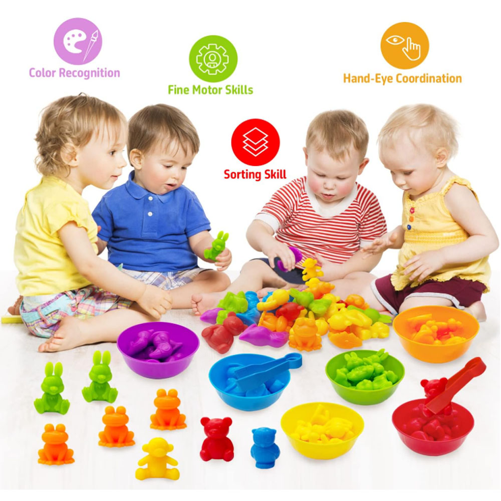 Counting & Sorting Animal Toys - огляд і ціна Montessori Shelf Toy