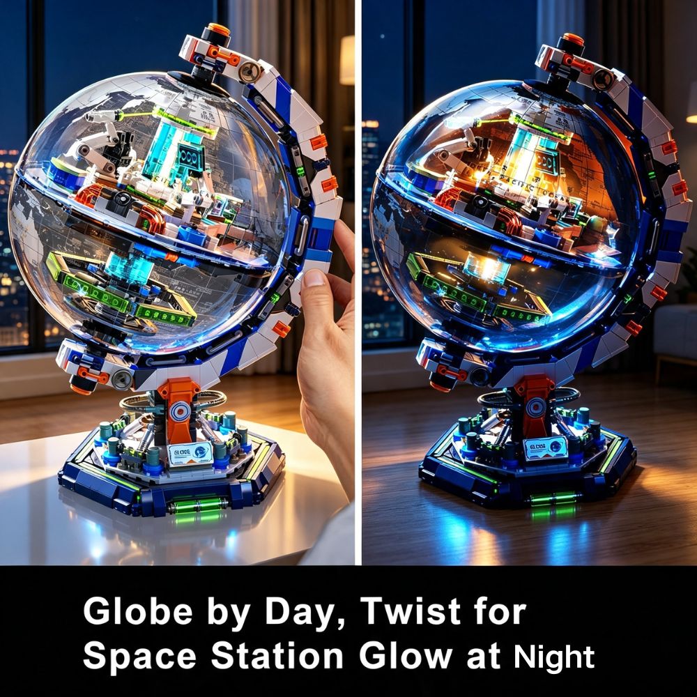 KAVOWORLD 1793pcs Space Statio - огляд і ціна Puzzle Map World