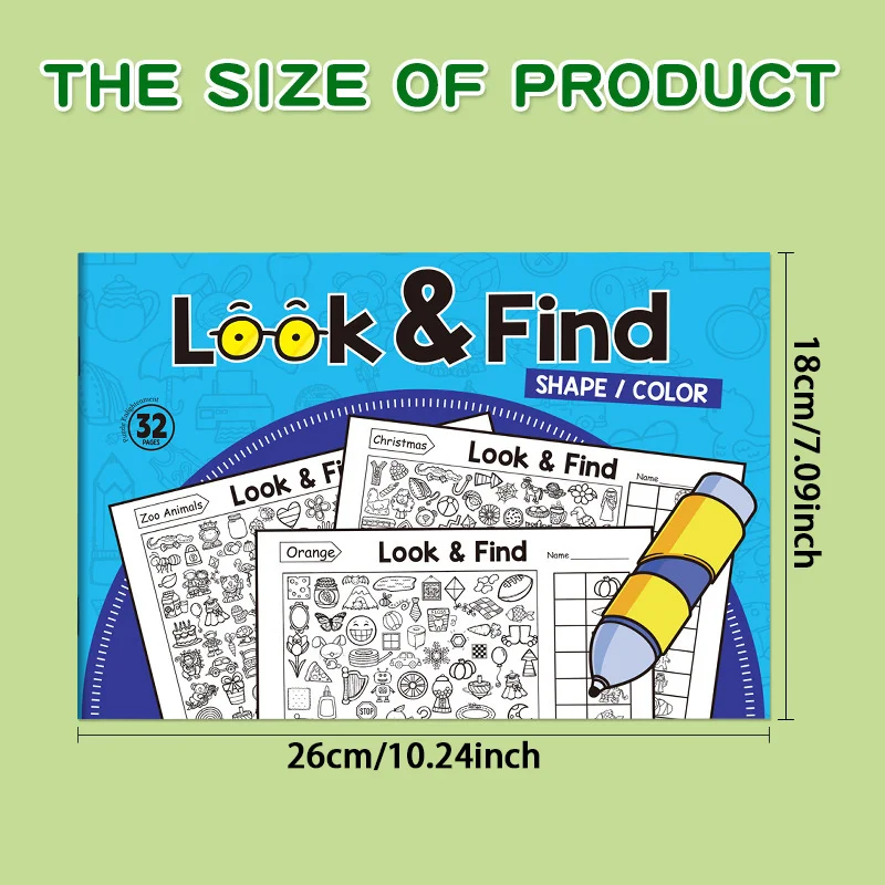 Children's Search Activity Boo - огляд і ціна Kids Early Education Books