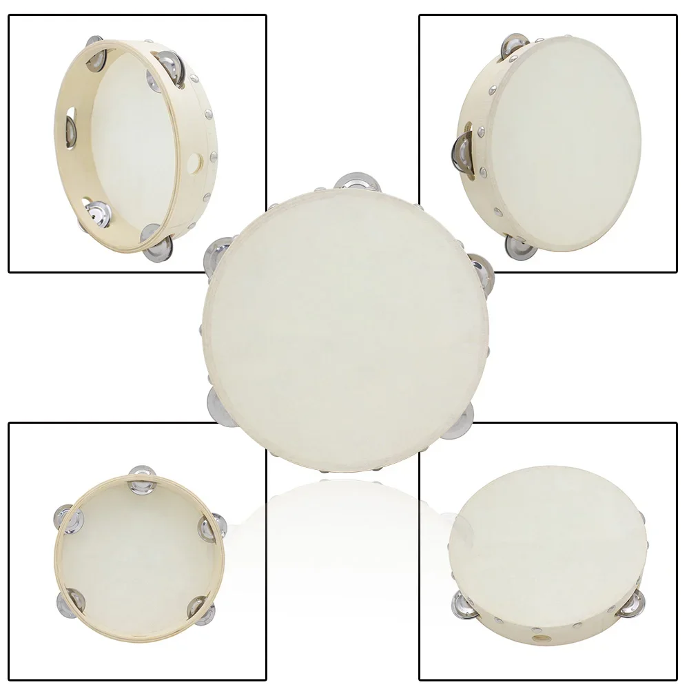 8-inch Tambourine Drum Hand-Op - огляд і ціна Kids Education Bell