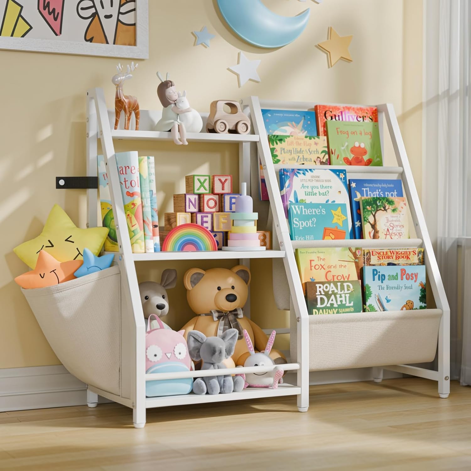 3 Tier Kids Bookshelf and Toy  - огляд і ціна Montessori Shelf Toy